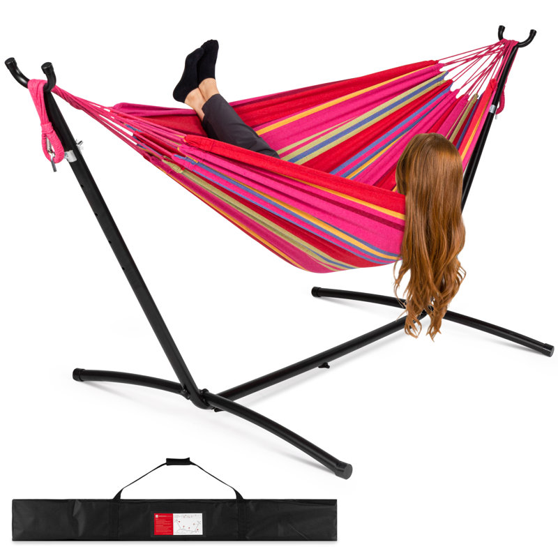 Arlmont & Co. Knutsford Double Camping Hammock with Stand & Reviews